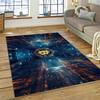 Bitcoin 3D Virtual Currency NFT Area Rug Carpet for Bedroom Living Room Home Sofa Decoration,Children Game Large Decor Floor Mat