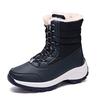 High-top Snow Boots Women Fashion Plush Boots Warm Cotton Shoes Thick-soled Winter Walking Shoes Platform Shoes