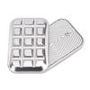 Metal Push Card Slider Toy Alloy Decompression Stress Relief Push Slider Chocolate Engraved Pattern