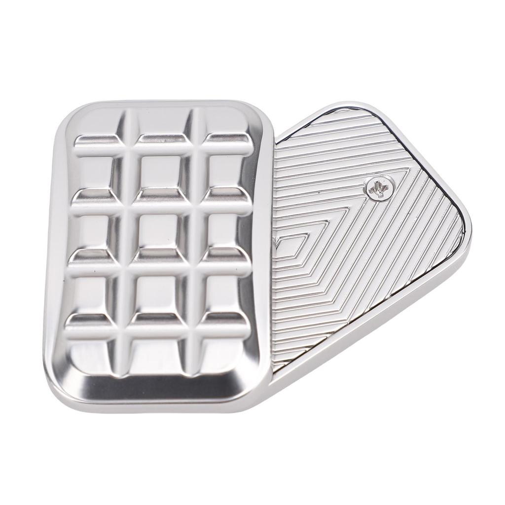 Metal Push Card Slider Toy Alloy Decompression Stress Relief Push Slider Chocolate Engraved Pattern