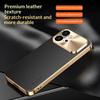 Чехол для Honor 600/600 Pro Роскошный кожаный матовый с покрытием из личи Ободок Чехол для Honor 600 Pro 5G Безопасный для кожи Ударопрочный Funda