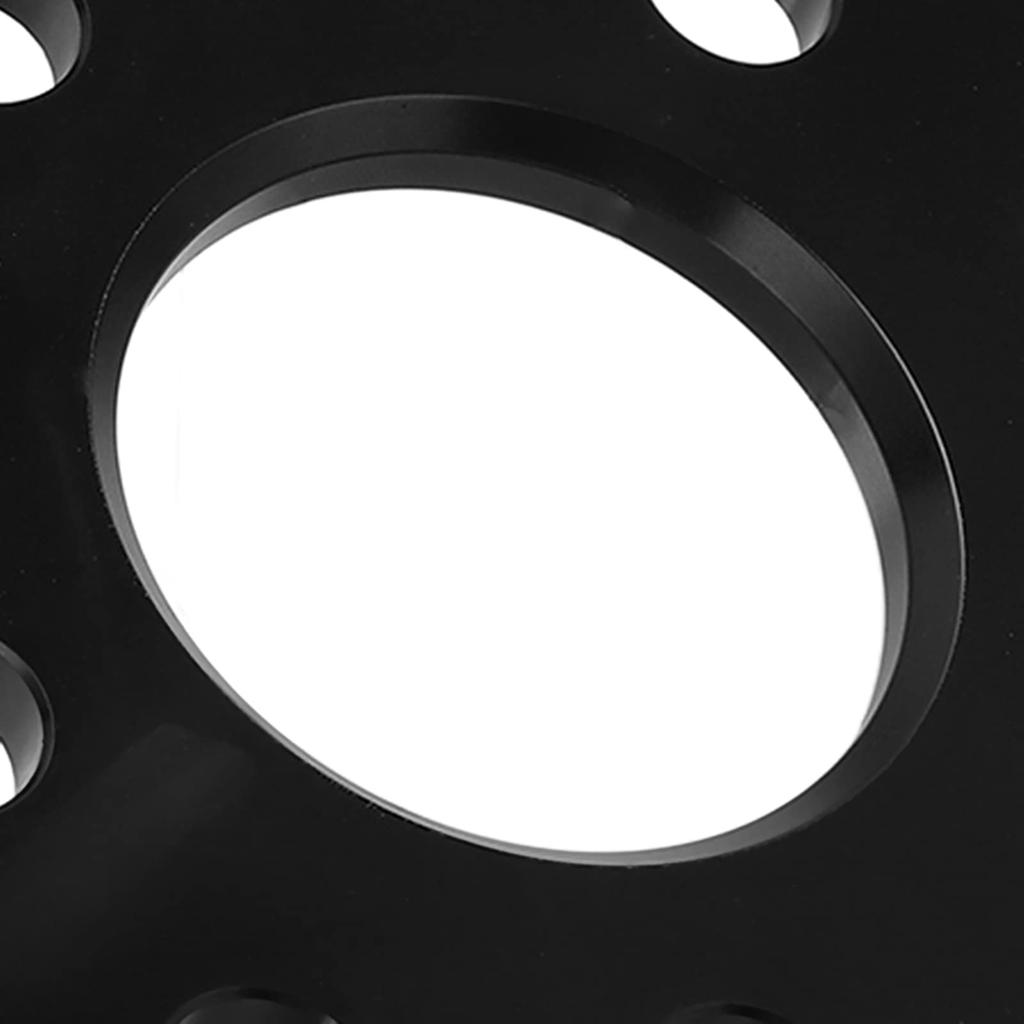 Hubcentric Wheel Spacers, Aluminum Alloy Wheel Spacers, 56.1mm Center Diameter, 8mm Thickness, Replacement for Seat, 5x114.3 Hub, Black
