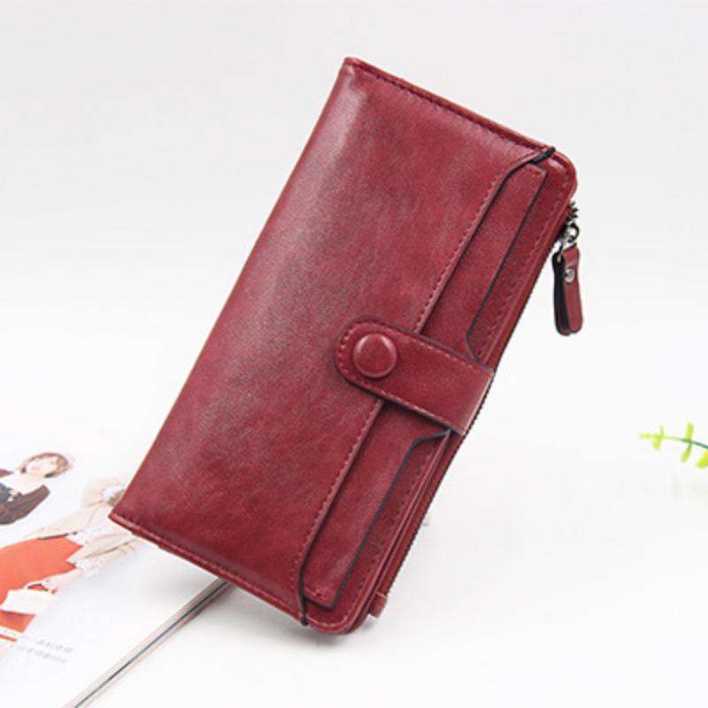 Кошелек женский длинный стиль большой емкости женская сумка складной кошелек