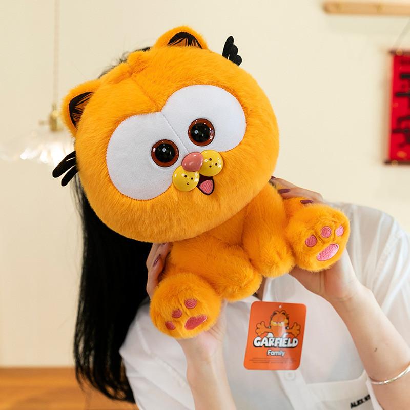 Гарфилд Милый Сидячий Стиль Плюшевая Игрушка Семья Для Детей Подушка для Сна И Декор Дом