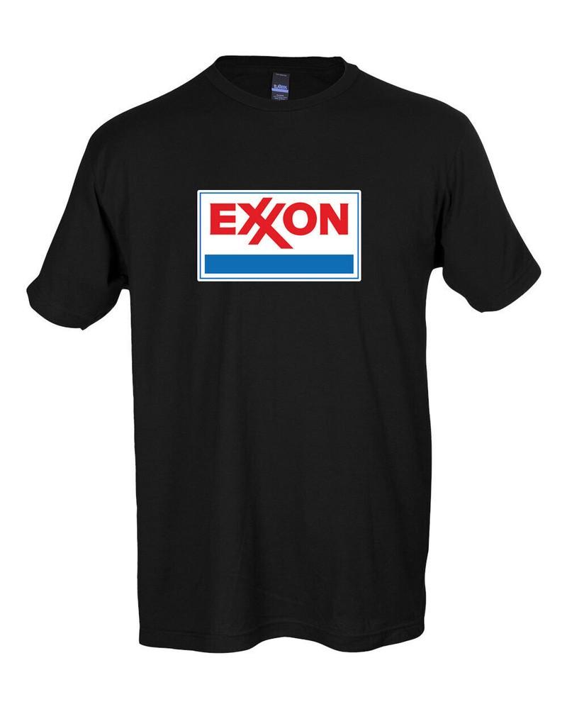 Футболка с главным логотипом Exxon Gasoline Oil 6 Размеров S-5XL! Быстрый корабль! Футболка Unisex