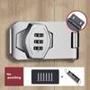3-Digit Password Door Lock Keyless Combination Password Lock Rotary Hasp Locks  Bathroom