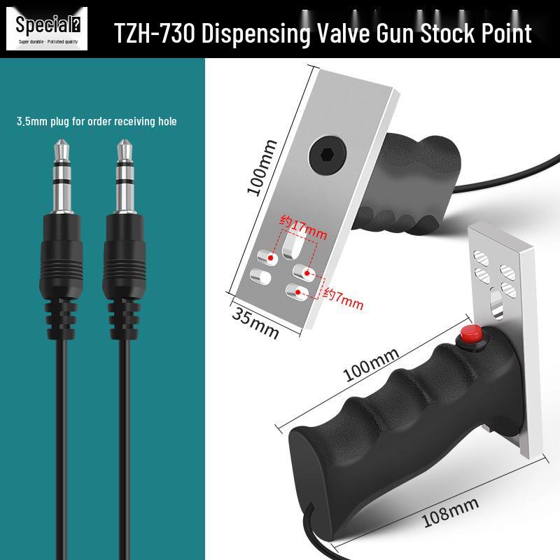 Pneumatic Dispensing Machine for UV Glue and Silicone with Pin-Type Valve and Back-Suction Spray Gun