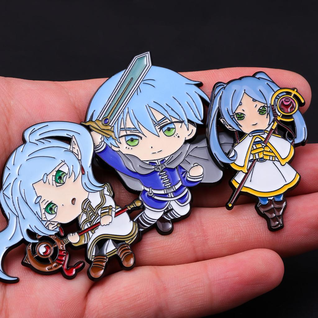 Аниме Фрирен: За пределами странствий Эмалевые значки Броши для фанатов Украшения для рюкзака