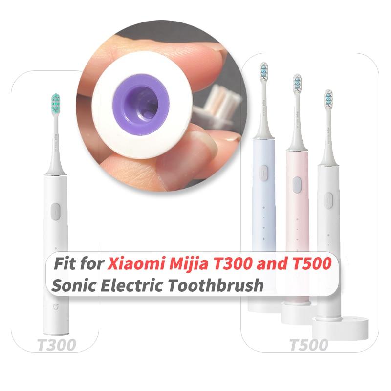 Сменные насадки для зубных щеток Xiaomi MiJia T300 и T500 поставляются с насадками для зубных щеток