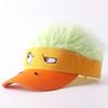 Fashion American flag simulation wig baseball cap European and American street personality wide brim cap batch