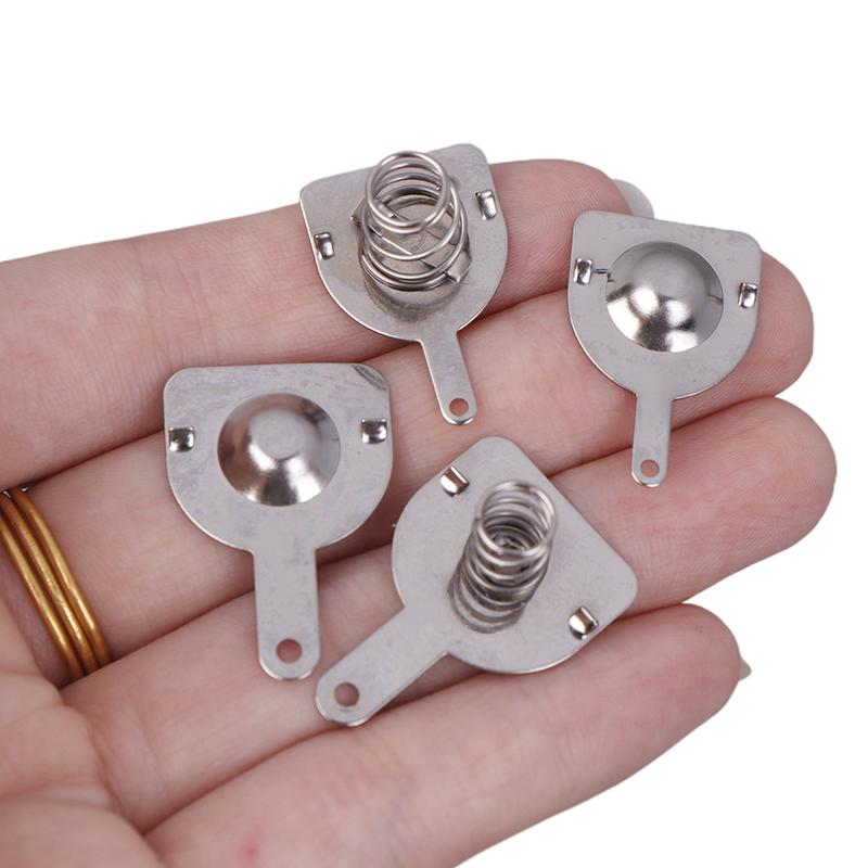 10Pcs/set Spring Contact Sheet Battery Box 16x16mm 18.5x16.5mm Positive Negative Single Bipolar For 18650 Batteries