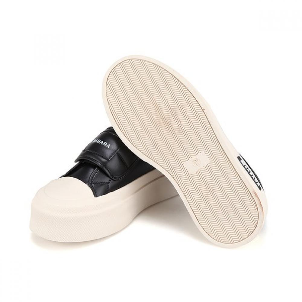Barbara Leather Velcro Women S SneakerS 4cm Bbi165bk