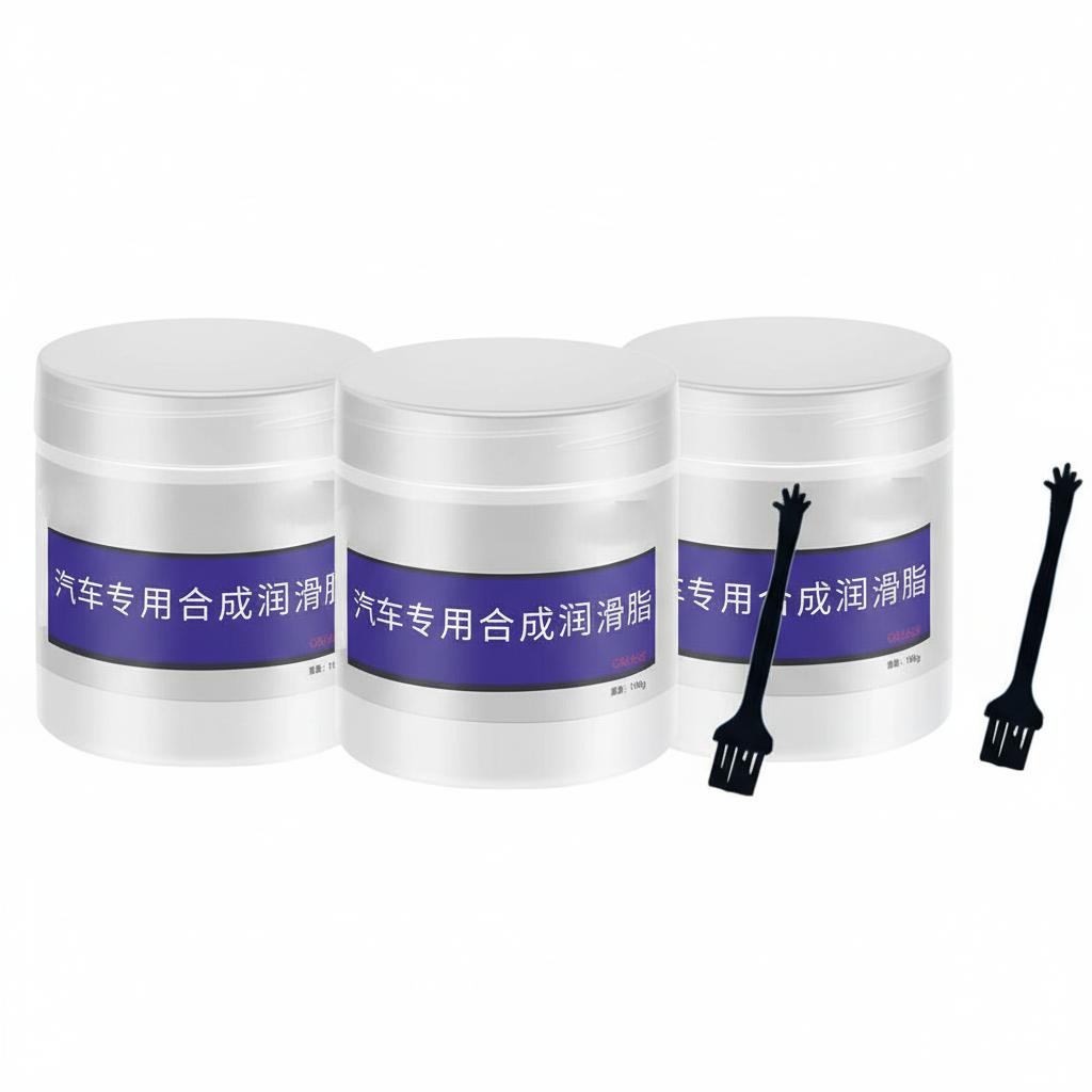 1/2/3PCS Car Sunroof Track Lubricating Grease Door Abnormal Noise Antirust Oil White Maintenance Gear Oil Grease Lubricating