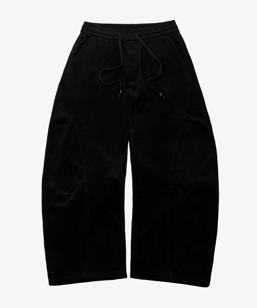 GOLDEN SUNSHINE Corduroy Parachute Pants_Black