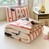 Dog Bear Tulip Rabbit Strawberry Fruit Pattern Printed Air Conditioner Quilt