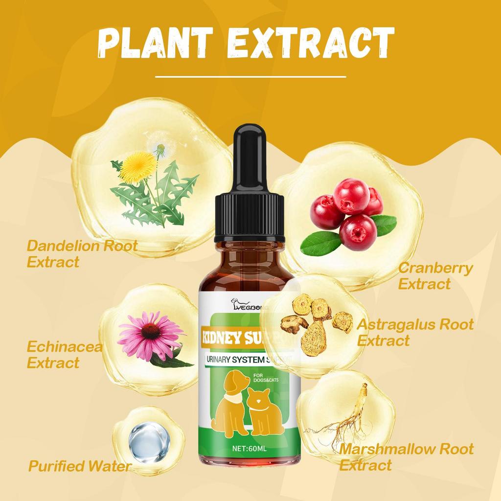 YEGBONG Pet Nutritional Supplement Enhanced Energy Vitality Supplement for Dogs and Cats Pet Body Care