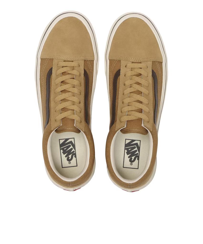 672835-0008 Vans Old Skool Lite "Бежевый/Коричневый" (V36 ЛАЙТ) (Мужской)