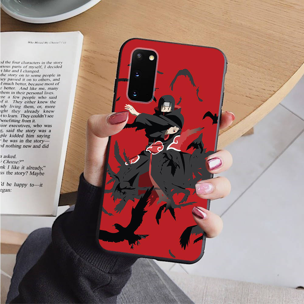 AD77 Наруто Акацуки черный чехол для OPPO Reno 8 6 5 4 Pro Find X3 A17 A31 A38 A40 A53 A54 A55 A74 A76 A78 A77 A80 A94 A95 A96 Pro Sofe Cover