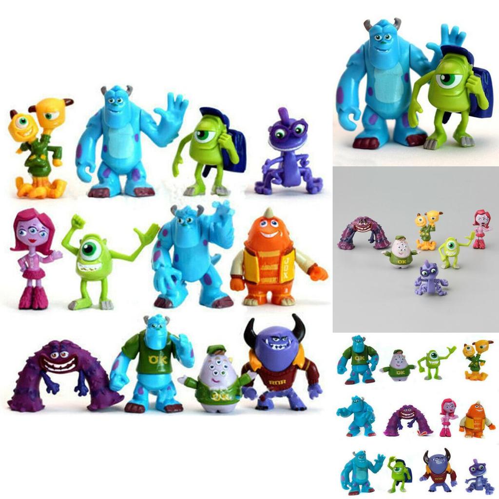 Monsters Pcs 12 University Sully Mike Anime Action Figure Kids Xmas Gift Toy