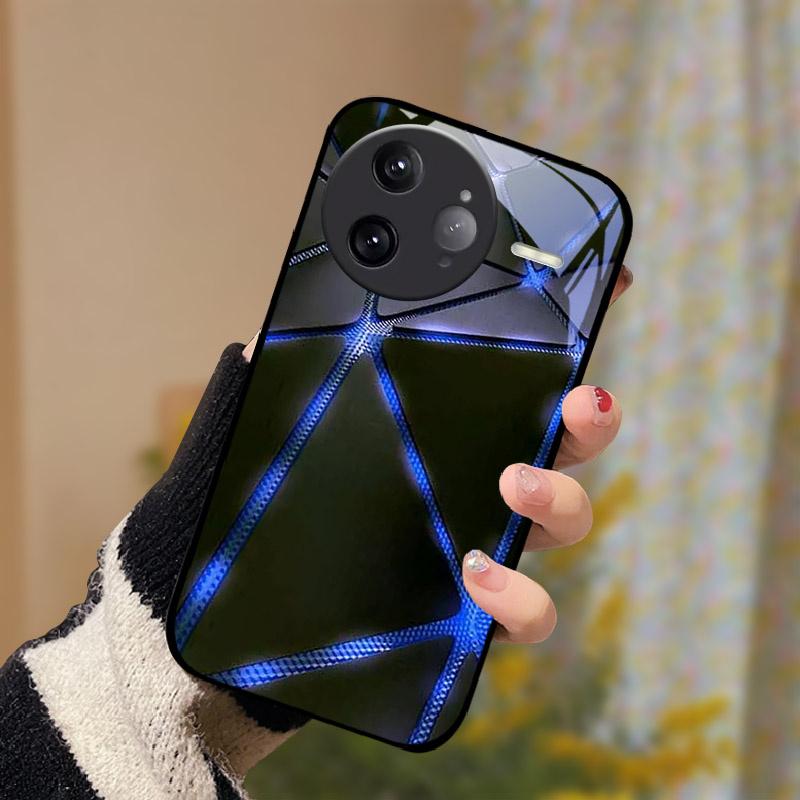 Для Xiaomi POCO F7 Ultra Чехол Модный Роскошный Защита Камеры Закаленное Стекло Задняя Крышка Для POCO F7 Ultra 24122RKC7G Чехол Coque