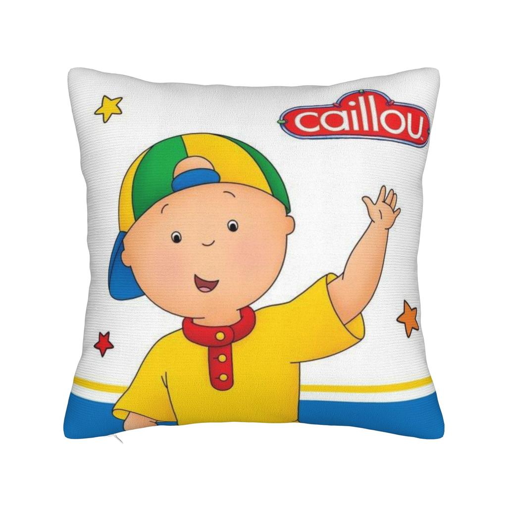 Подушка с принтом Baby Friend C-Caillou Наволочка Чехол для подушки Подушки Y2K Домашний декор На молнии Разные размеры