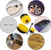5Pcs Drill Brush Attachment Set In Power Scrubber Brush with Drill Scrub Brush for Carpet Glass Car Tires Cleaning Showers Tub