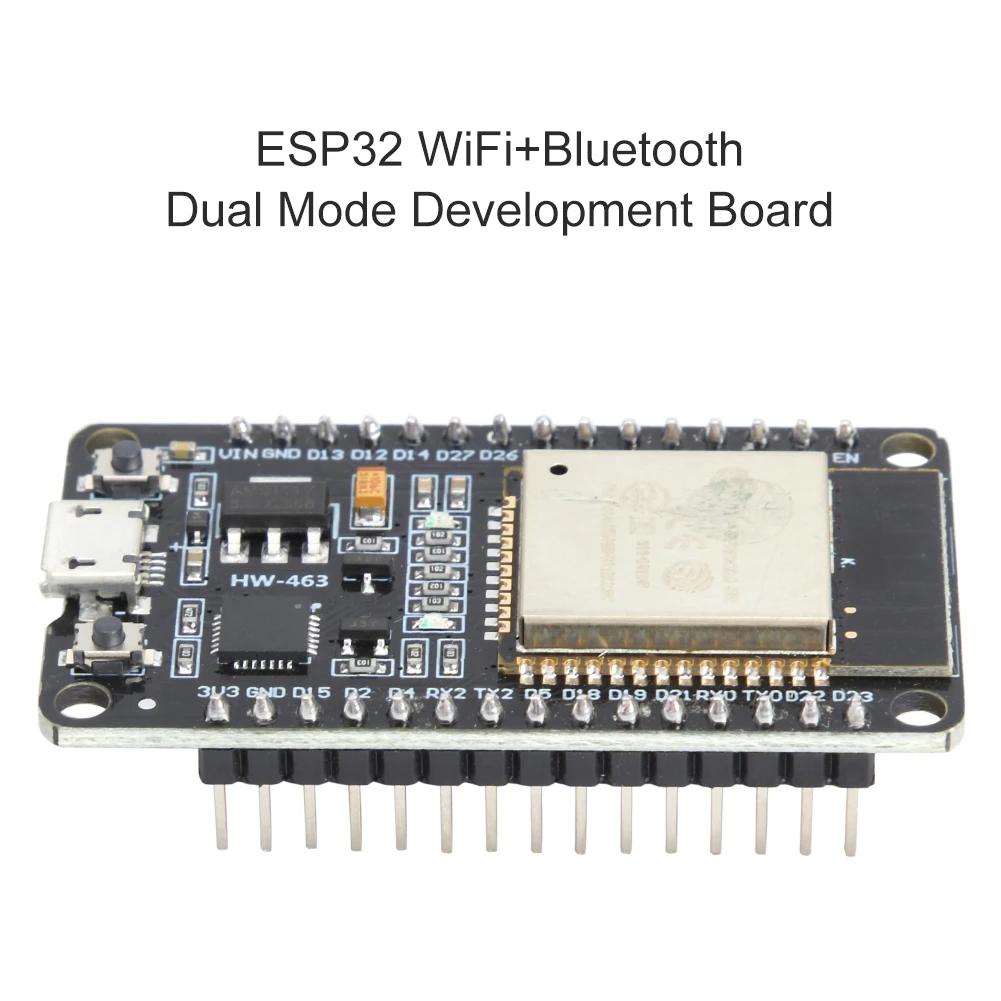 Плата разработки ESP32 Модуль WiFi+Bluetooth Двухъядерный NodeMCU-32S ESP32-WROOM-32D 32U 30-контактная плата Сверхнизкое энергопотребление