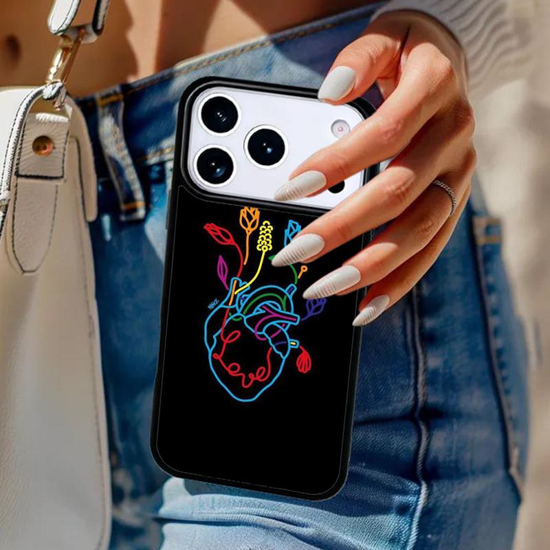 LGBT Pride Love Phone Case For iPhone 17 Air 14 15 13 12 Max Cover For Apple 16e 11 Pro Max Plus Coque