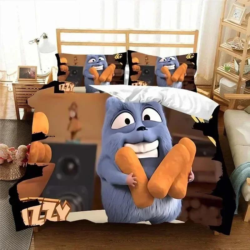 3D G-Grizzy and The Lemmings Bedding Set Printed Bed Set With Pillowcase Bed Duvet Cover Soft Queen King Size Bedclothes Home