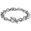 CLASSIC by a Practicing Metal 316L Surgical Stainless Steel Mantel Chain Bracelet Silver Thickness 8mm Chain Total Length [THE TOKYO] [Supervised