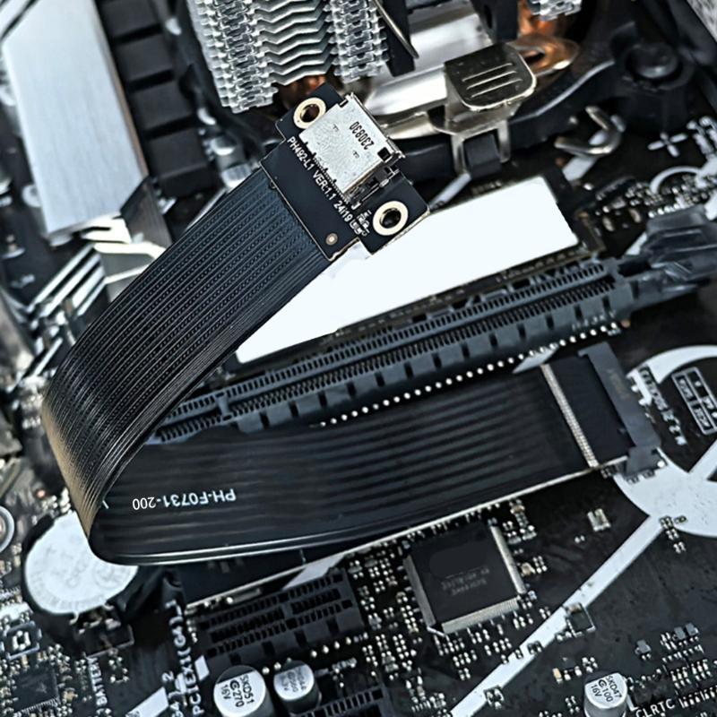Хост-кабель M.2 NVMe на Oculink SFF-8611 SFF-8612, 20 см, для высокоскоростной передачи данных и расширения хранилища