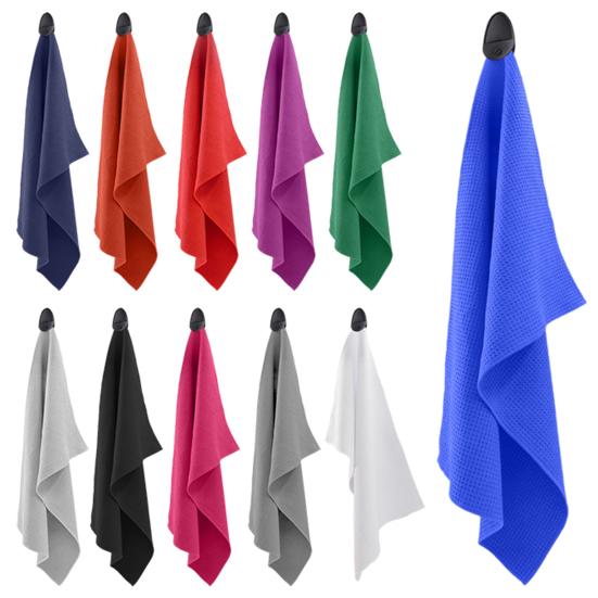 Магнитное полотенце для гольфа Салфетка для чистки мячей для гольфа Ткань с вафельным узором Аксессуары для гольфа Сумки для гольфа Тележки Клюшки