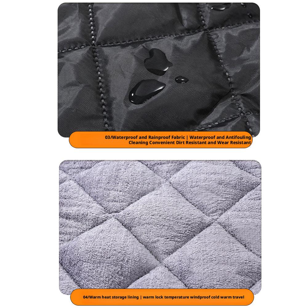 Мотоциклетное лобовое стекло Зимний теплый наколенник Водонепроницаемый фартук Мужской Женский Универсальный Мотоциклетный Теплый Хлопковый Наколенник Юбка