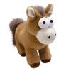 Cartoon Funny Brown Pony Doll Plush Toy Foal Doll Children Soothing Rag Doll Birthday Gift