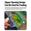 Fine Mesh Aquarium Mesh Cover Zippered Feeding Opening Aquarium Anti-jump Net  Marine Tanks