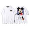 Двусторонняя мультяшная футболка Disney Микки Маус Унисекс Оверсайз Уличная Стиль Повседневный Короткий Рукав Удобная Известные Футболки
