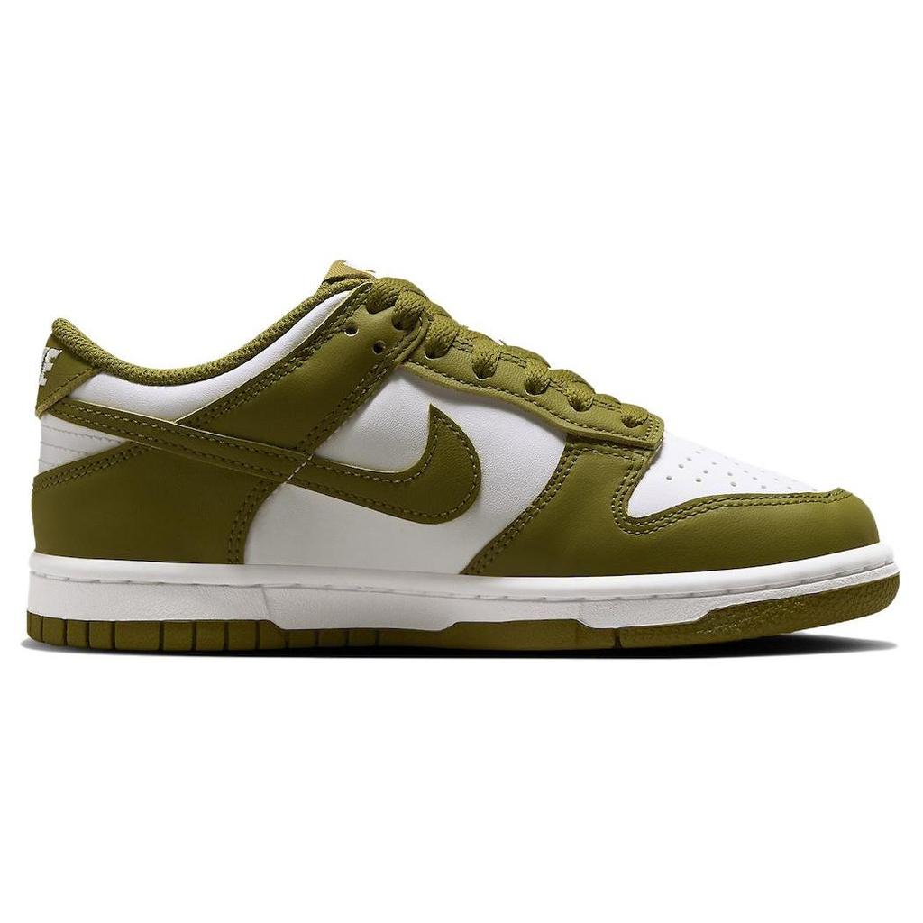 Nike Кроссовки Dunk Low GS Pacific Moss Kids зеленые белые FB9109-108