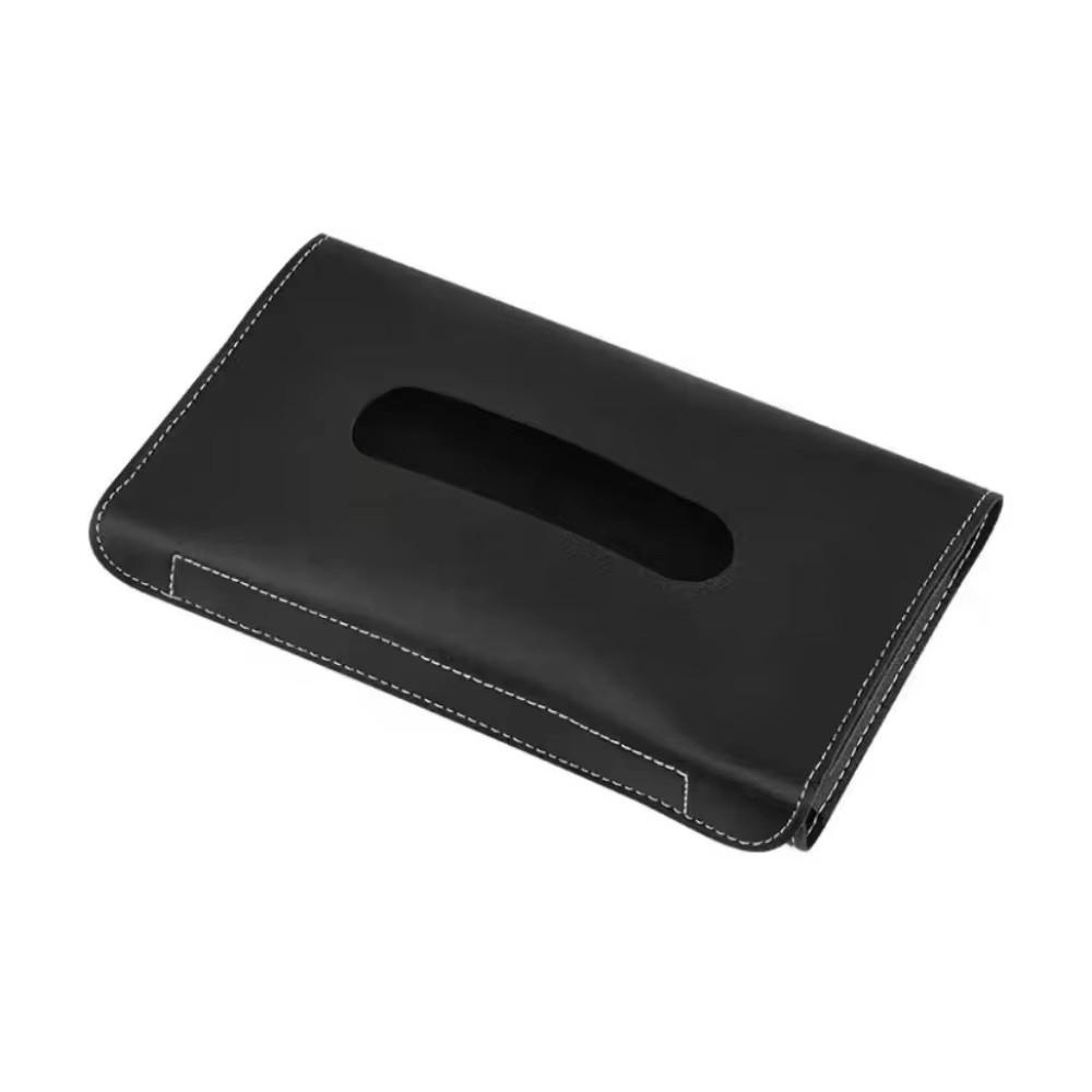 1/2/3pcs Interior Decor PU Leather Car Tissue Holder Universal Soft Car Tissue Box Creative Elegant Car Sun Visor Vehicle Use