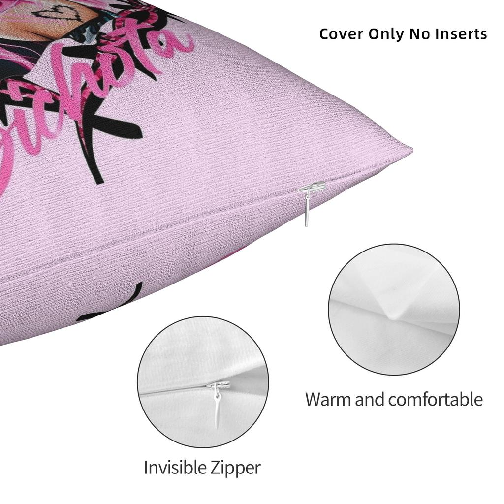 Karol G Pillowcase Doublesided Printing Polyester Cushion Cover Decor Pillow Case Cover Chair Zippered Xcm