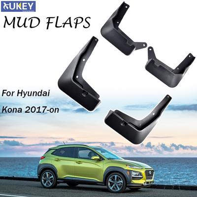 Комплект автомобильных брызговиков для Hyundai Kona Kauai 2017 2018-брызговики, брызговики, брызговики, крыло, переднее и заднее
