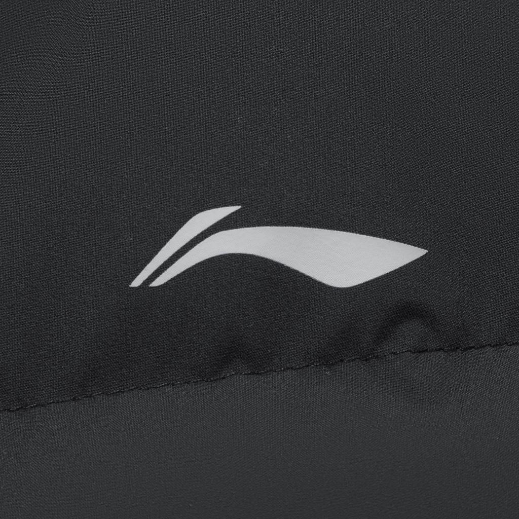 Li Ning Серия Фитнес Ветрозащитная Водоотталкивающая Куртка Пуховик с Логотипом и Воротником-стойкой Женская Куртка AYMV396-2
