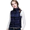 Packable Ultra-light Sleeveless Women's Winter Down Jacket White Duck Feather Warm Waistcoat Down Vest Outerwear Coats for Woman