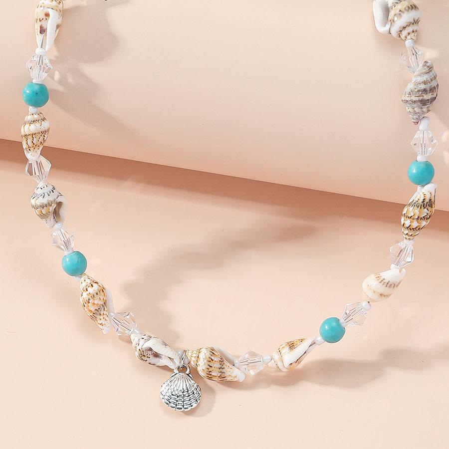 Bohemia Women Choker Necklace Cute Conch Seashell Short Collar Summer Beach Jewelry Leisure Accessories Gifts For Her Joias