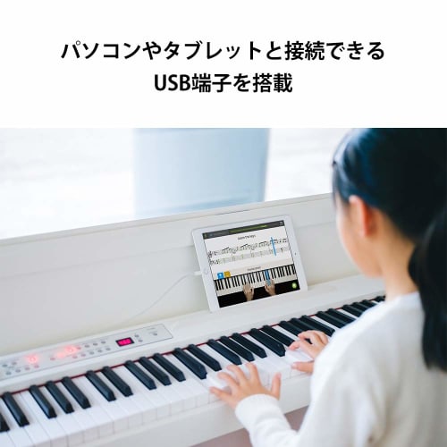KORG LP-380U Digital Piano, 88 Keys, Made In Japan, Warm Wood, Includes Genuine Headphones and Pedal, Rosewood LP-380-RW U