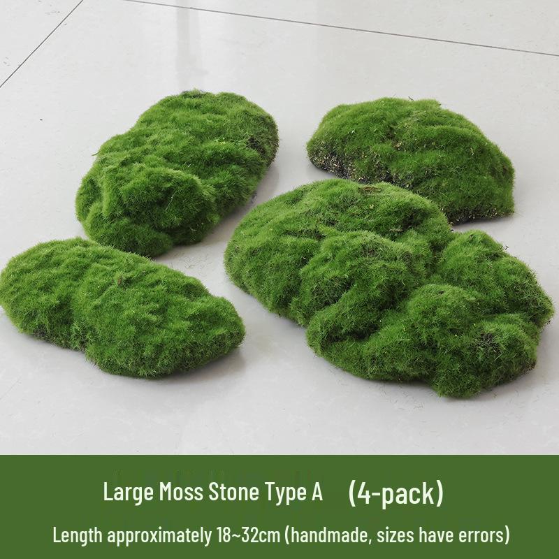 Artificial Plant Wall Accessories with Moss and Grass Decoration