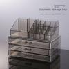 Multi-layer Acrylic Cosmetic Organizer: Transparent Drawer Storage Box for Lipstick and More