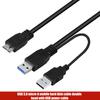Кабель-переходник USB 3.0 A на Micro B Шнур питания USB 2.0 для жесткого диска SSD