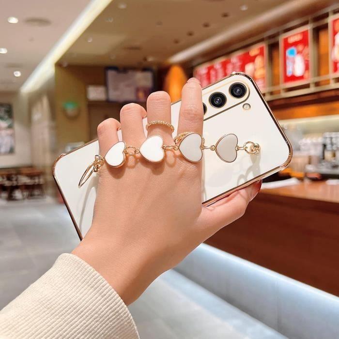 Coque - BOOLING - pour Samsung Galaxy A05s - Antichoc - Motif Amour - Bracelet Cœur