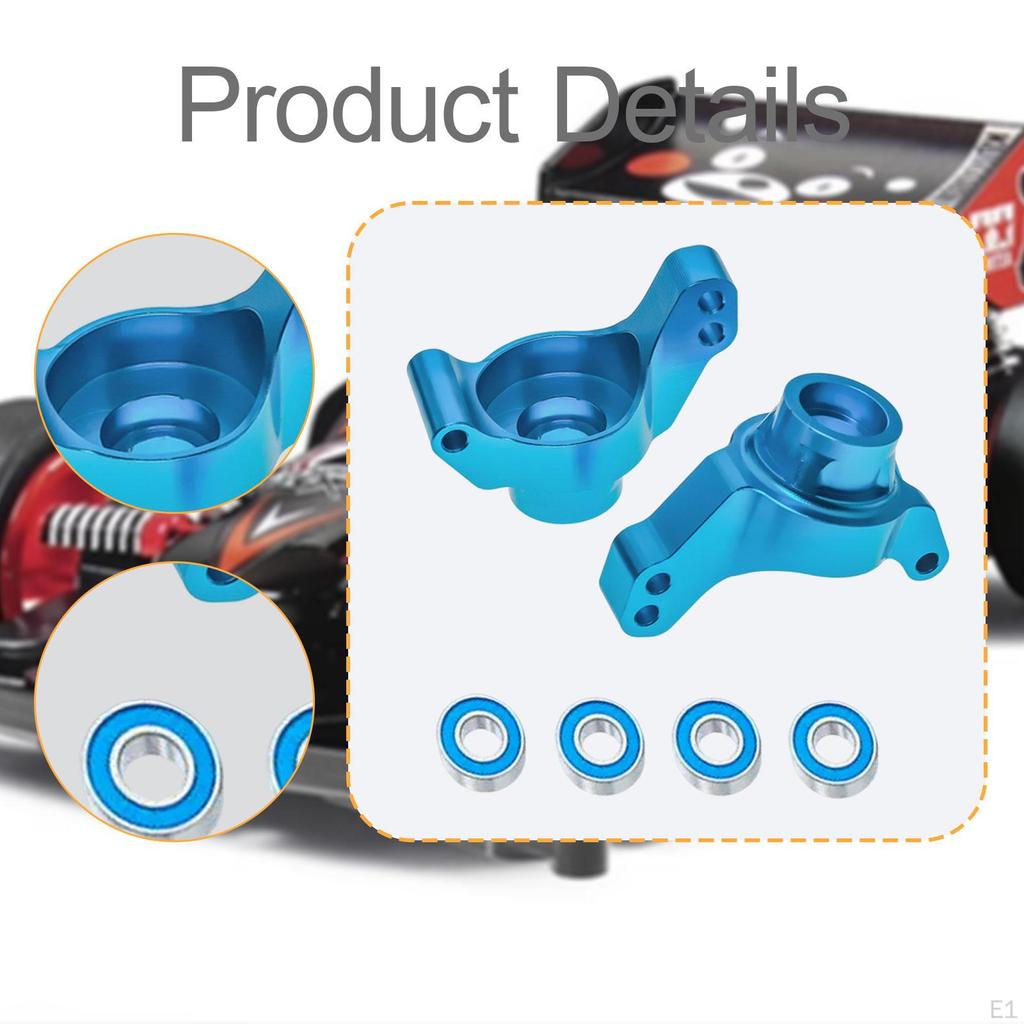 2 Pieces 1/10 RC Car Rear Steering Knuckles Parts Durability Portable Easy to Install