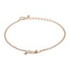 Disney Minnie Silver Bracelet with Pink Gold Coating and Cubic Zirconia (VBLDSW0008)